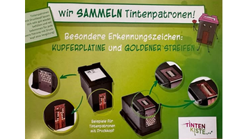 Wir sammeln leere Tintenpatronen